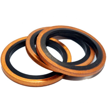 DLSEALS products steel blue red black color NBR rubber M6 M8 M10 M14 bonded seals